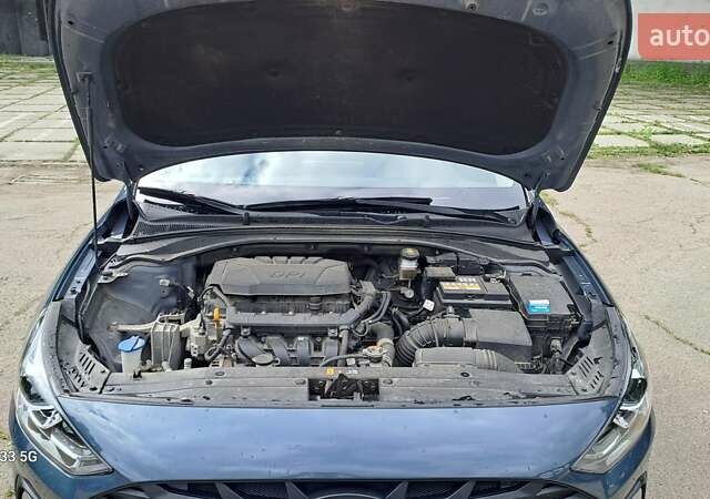 Синий Хендай i30, объемом двигателя 1.5 л и пробегом 58 тыс. км за 14500 $, фото 4 на Automoto.ua