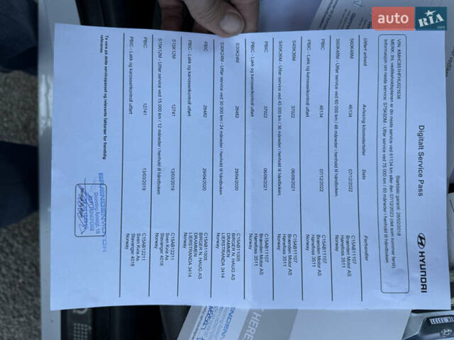Білий Хендай Ioniq, об'ємом двигуна 0 л та пробігом 77 тис. км за 12799 $, фото 21 на Automoto.ua