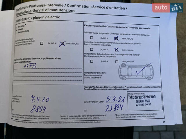 Белый Хендай Ioniq, объемом двигателя 0 л и пробегом 62 тыс. км за 12990 $, фото 33 на Automoto.ua