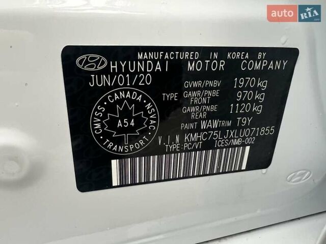 Белый Хендай Ioniq, объемом двигателя 0 л и пробегом 66 тыс. км за 14900 $, фото 20 на Automoto.ua