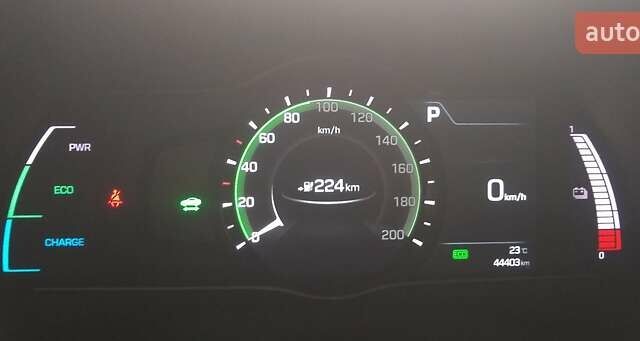 Черный Хендай Ioniq, объемом двигателя 0 л и пробегом 44 тыс. км за 17300 $, фото 2 на Automoto.ua