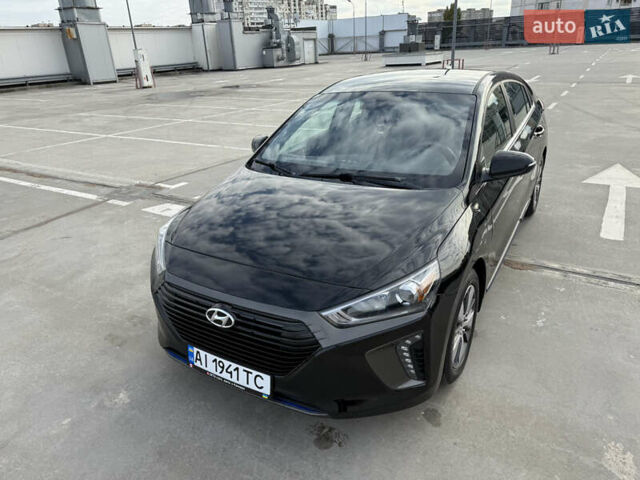 Черный Хендай Ioniq, объемом двигателя 1.6 л и пробегом 77 тыс. км за 15900 $, фото 83 на Automoto.ua
