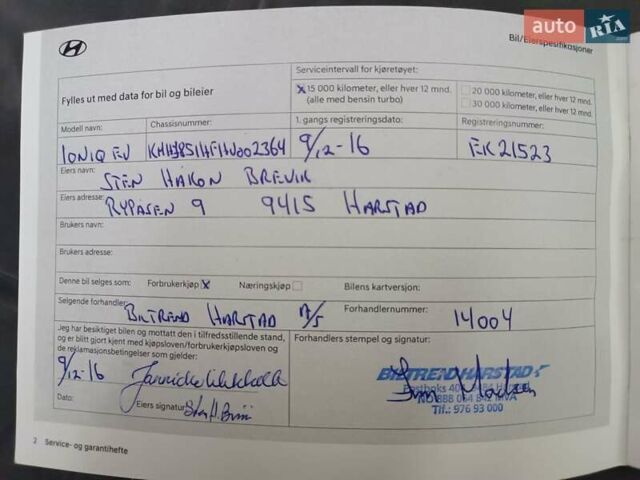 Серый Хендай Ioniq, объемом двигателя 0 л и пробегом 152 тыс. км за 12400 $, фото 21 на Automoto.ua