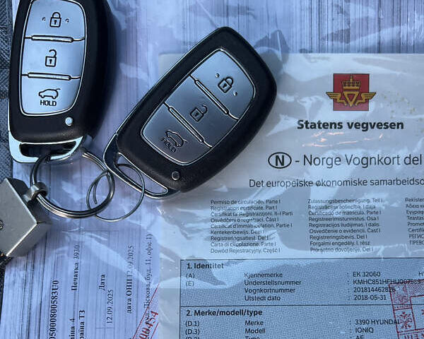 Серый Хендай Ioniq, объемом двигателя 0 л и пробегом 150 тыс. км за 12490 $, фото 45 на Automoto.ua