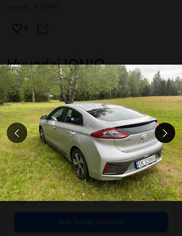 Серый Хендай Ioniq, объемом двигателя 0 л и пробегом 150 тыс. км за 12490 $, фото 56 на Automoto.ua