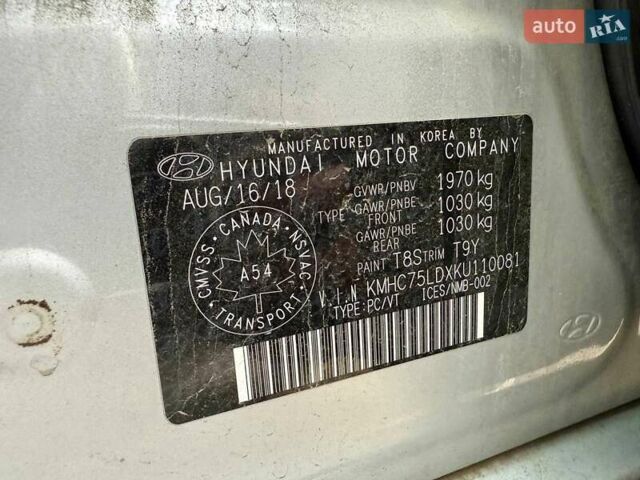 Серый Хендай Ioniq, объемом двигателя 1.6 л и пробегом 129 тыс. км за 7900 $, фото 28 на Automoto.ua