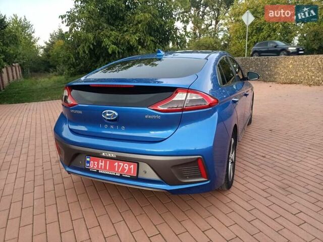Синий Хендай Ioniq, объемом двигателя 0 л и пробегом 84 тыс. км за 12950 $, фото 62 на Automoto.ua
