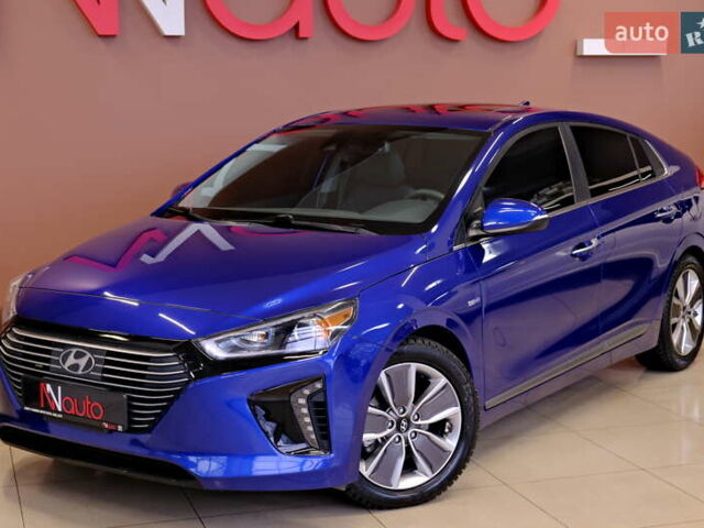 Синий Хендай Ioniq, объемом двигателя 1.58 л и пробегом 93 тыс. км за 11900 $, фото 9 на Automoto.ua