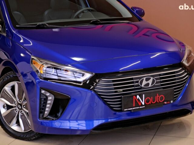 Синий Хендай Ioniq, объемом двигателя 1.6 л и пробегом 93 тыс. км за 11900 $, фото 2 на Automoto.ua