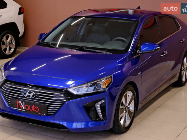 Синий Хендай Ioniq, объемом двигателя 1.58 л и пробегом 93 тыс. км за 11900 $, фото 2 на Automoto.ua