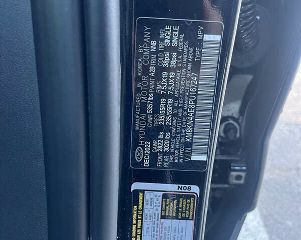 Черный Хендай Ioniq 5, объемом двигателя 0 л и пробегом 45 тыс. км за 24500 $, фото 22 на Automoto.ua