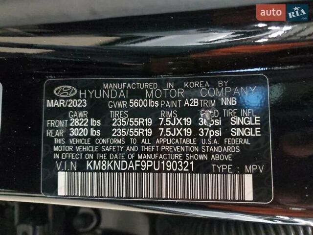 Черный Хендай Ioniq 5, объемом двигателя 0 л и пробегом 22 тыс. км за 8800 $, фото 12 на Automoto.ua