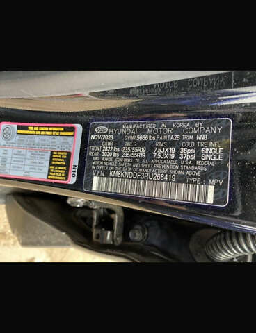 Черный Хендай Ioniq 5, объемом двигателя 0 л и пробегом 7 тыс. км за 28999 $, фото 33 на Automoto.ua