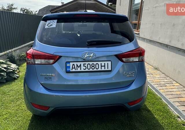 Синий Хендай ix20, объемом двигателя 1.4 л и пробегом 232 тыс. км за 8300 $, фото 1 на Automoto.ua
