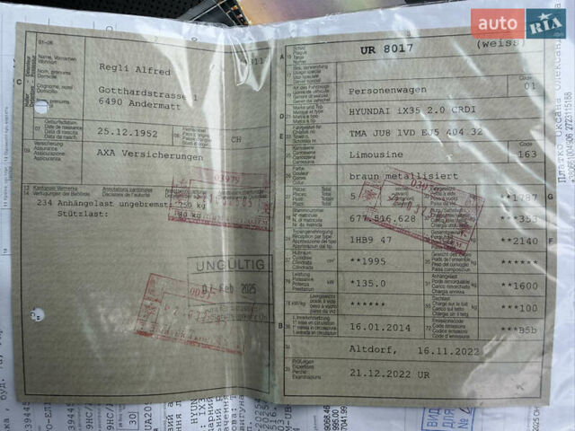 Коричневий Хендай іх35, об'ємом двигуна 2 л та пробігом 230 тис. км за 14300 $, фото 63 на Automoto.ua