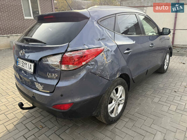 Синий Хендай их35, объемом двигателя 2 л и пробегом 175 тыс. км за 6500 $, фото 4 на Automoto.ua