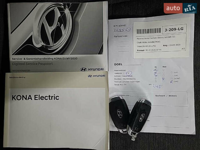 Білий Хендай Kona, об'ємом двигуна 0 л та пробігом 110 тис. км за 15999 $, фото 9 на Automoto.ua