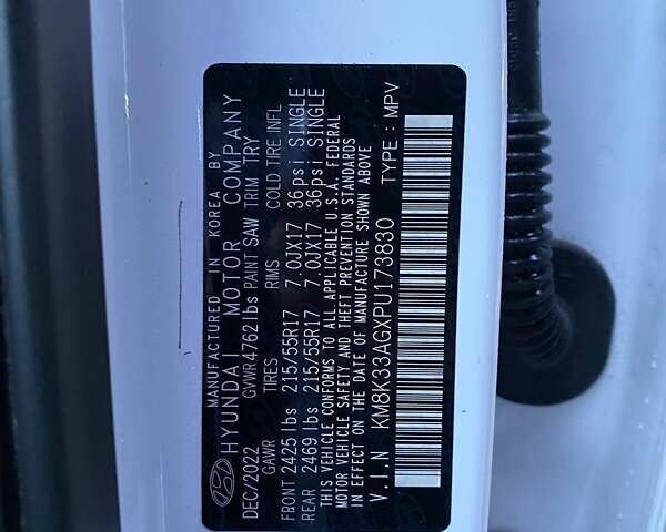 Белый Хендай Kona, объемом двигателя 0 л и пробегом 6 тыс. км за 18900 $, фото 22 на Automoto.ua