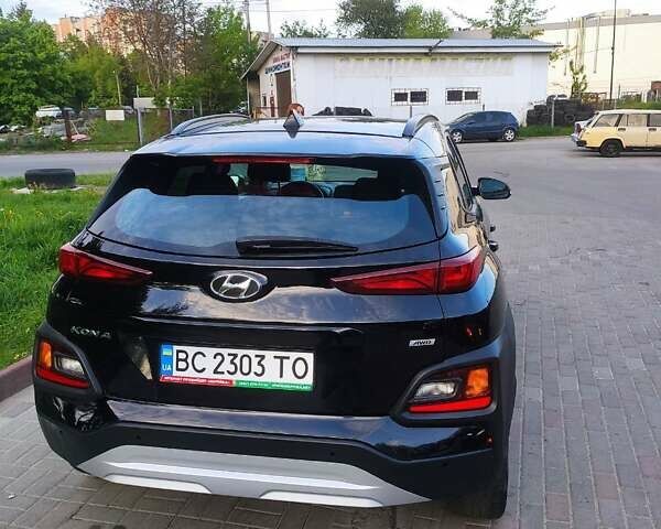 Черный Хендай Kona, объемом двигателя 2 л и пробегом 117 тыс. км за 15600 $, фото 3 на Automoto.ua