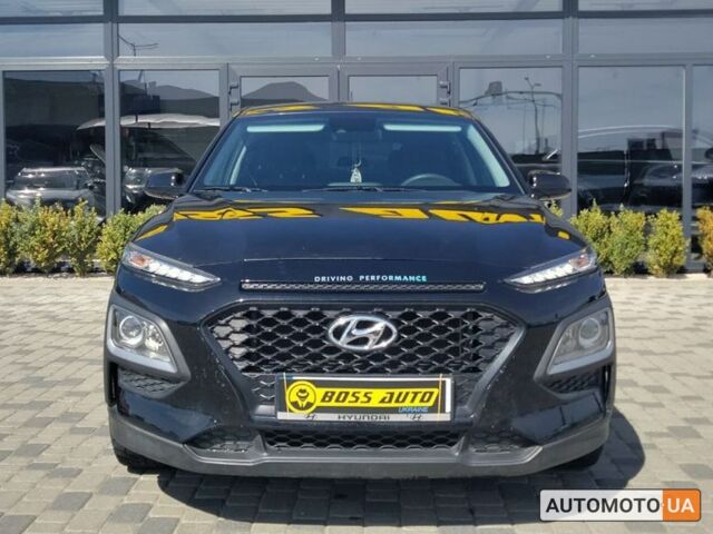 Черный Хендай Kona, объемом двигателя 2 л и пробегом 48 тыс. км за 15990 $, фото 1 на Automoto.ua