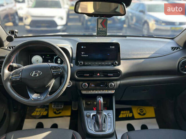 Черный Хендай Kona, объемом двигателя 1.6 л и пробегом 37 тыс. км за 21890 $, фото 13 на Automoto.ua