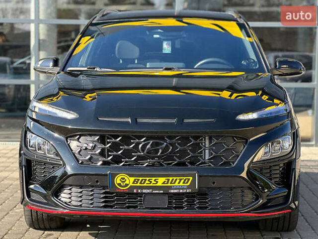 Черный Хендай Kona, объемом двигателя 1.6 л и пробегом 37 тыс. км за 21890 $, фото 1 на Automoto.ua