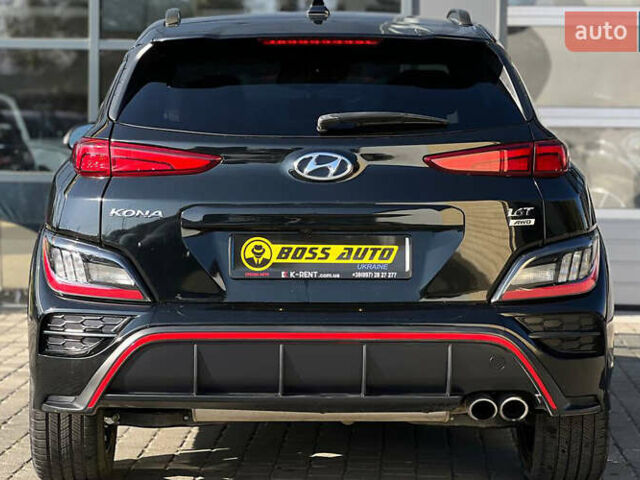 Черный Хендай Kona, объемом двигателя 1.6 л и пробегом 37 тыс. км за 21890 $, фото 4 на Automoto.ua