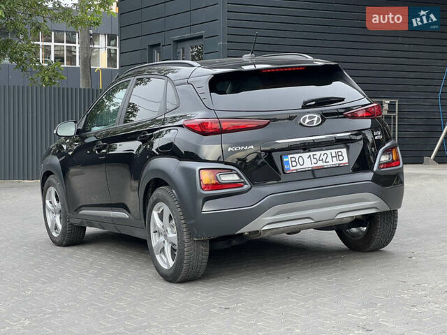 Черный Хендай Kona, объемом двигателя 1.6 л и пробегом 36 тыс. км за 16950 $, фото 8 на Automoto.ua
