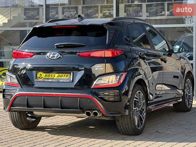Черный Хендай Kona, объемом двигателя 1.6 л и пробегом 37 тыс. км за 21890 $, фото 5 на Automoto.ua
