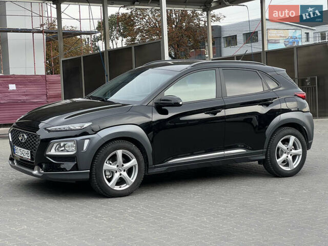 Черный Хендай Kona, объемом двигателя 1.6 л и пробегом 36 тыс. км за 16950 $, фото 2 на Automoto.ua