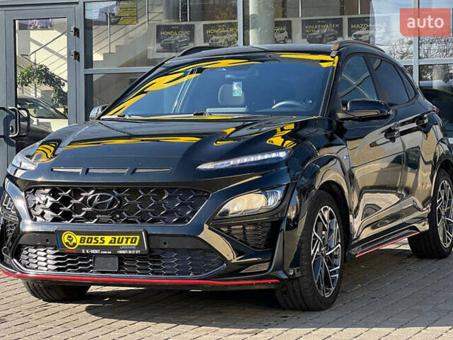 Черный Хендай Kona, объемом двигателя 1.6 л и пробегом 37 тыс. км за 21890 $, фото 2 на Automoto.ua