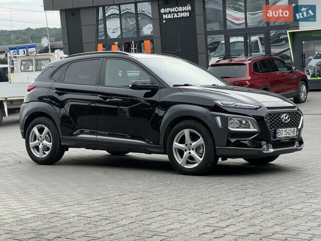 Черный Хендай Kona, объемом двигателя 1.6 л и пробегом 36 тыс. км за 16950 $, фото 4 на Automoto.ua