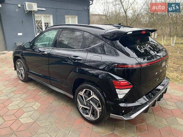 Черный Хендай Kona, объемом двигателя 1.6 л и пробегом 54 тыс. км за 25700 $, фото 2 на Automoto.ua
