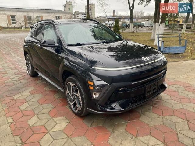 Черный Хендай Kona, объемом двигателя 1.6 л и пробегом 54 тыс. км за 25700 $, фото 6 на Automoto.ua