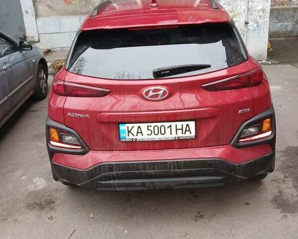 Красный Хендай Kona, объемом двигателя 2 л и пробегом 48 тыс. км за 17900 $, фото 1 на Automoto.ua