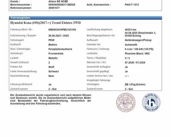 Хендай Kona, об'ємом двигуна 0 л та пробігом 40 тис. км за 18500 $, фото 34 на Automoto.ua