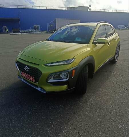 Желтый Хендай Kona, объемом двигателя 1.59 л и пробегом 72 тыс. км за 17400 $, фото 5 на Automoto.ua