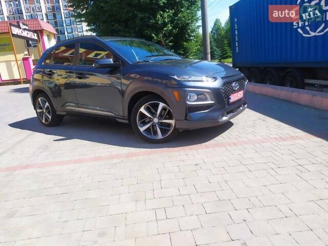Серый Хендай Kona, объемом двигателя 1.6 л и пробегом 77 тыс. км за 15500 $, фото 11 на Automoto.ua