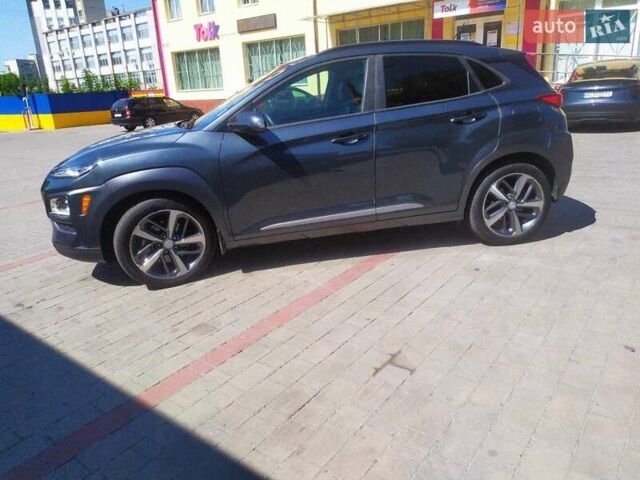 Серый Хендай Kona, объемом двигателя 1.6 л и пробегом 77 тыс. км за 15500 $, фото 9 на Automoto.ua