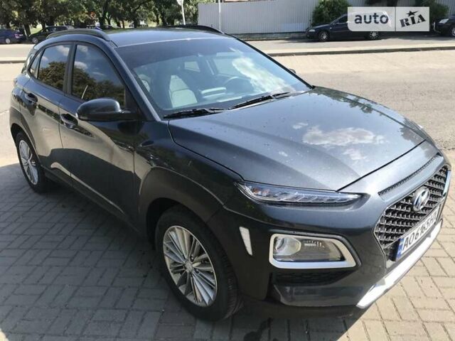 Серый Хендай Kona, объемом двигателя 2 л и пробегом 4 тыс. км за 16900 $, фото 1 на Automoto.ua