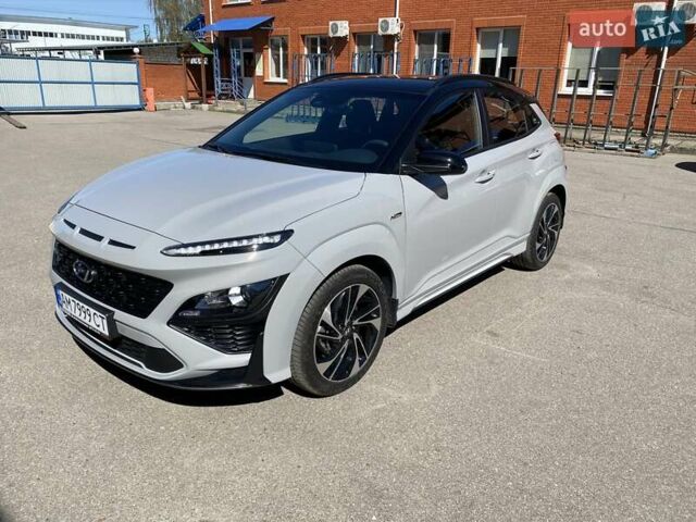 Сірий Хендай Kona, об'ємом двигуна 1.6 л та пробігом 42 тис. км за 24000 $, фото 1 на Automoto.ua
