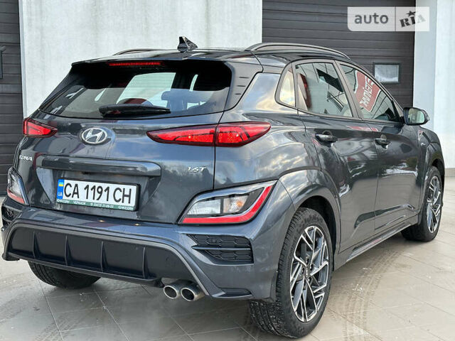 Сірий Хендай Kona, об'ємом двигуна 1.6 л та пробігом 7 тис. км за 27000 $, фото 5 на Automoto.ua