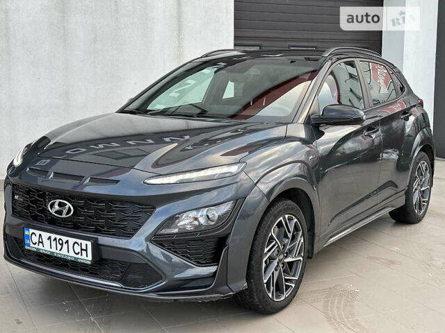 Сірий Хендай Kona, об'ємом двигуна 1.6 л та пробігом 7 тис. км за 27000 $, фото 1 на Automoto.ua