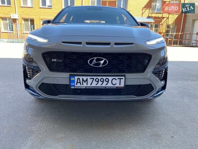 Сірий Хендай Kona, об'ємом двигуна 1.6 л та пробігом 42 тис. км за 24000 $, фото 5 на Automoto.ua