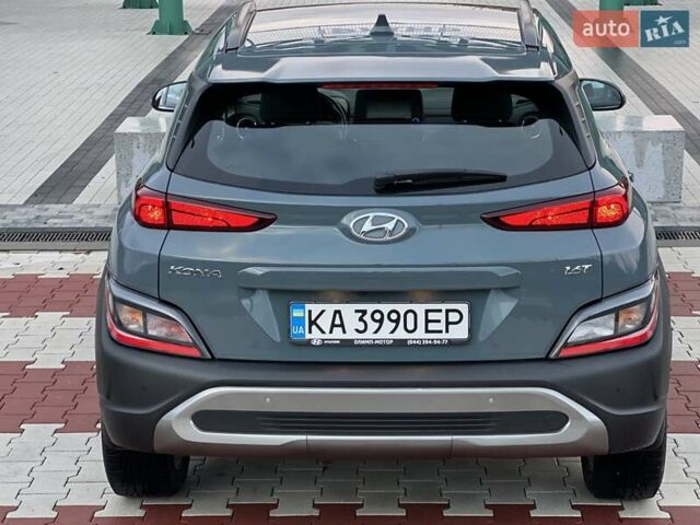 Сірий Хендай Kona, об'ємом двигуна 1.6 л та пробігом 53 тис. км за 18900 $, фото 14 на Automoto.ua