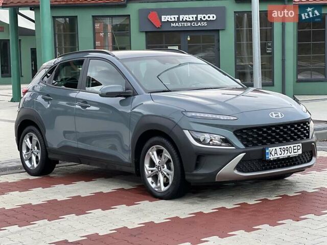 Сірий Хендай Kona, об'ємом двигуна 1.6 л та пробігом 53 тис. км за 18900 $, фото 7 на Automoto.ua