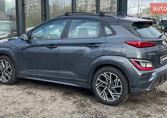 Сірий Хендай Kona, об'ємом двигуна 1.6 л та пробігом 16 тис. км за 22390 $, фото 3 на Automoto.ua