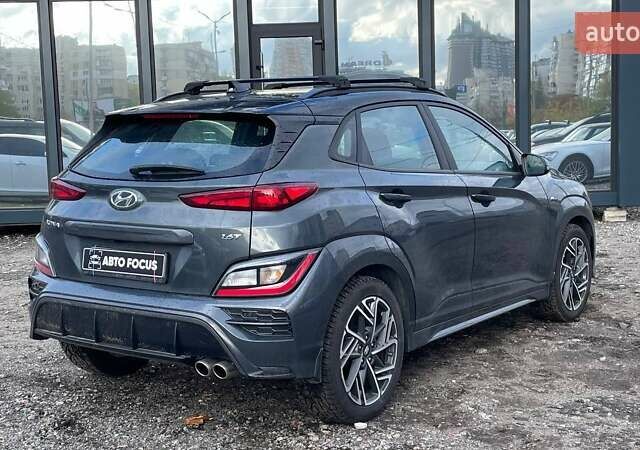 Сірий Хендай Kona, об'ємом двигуна 1.6 л та пробігом 16 тис. км за 22390 $, фото 5 на Automoto.ua