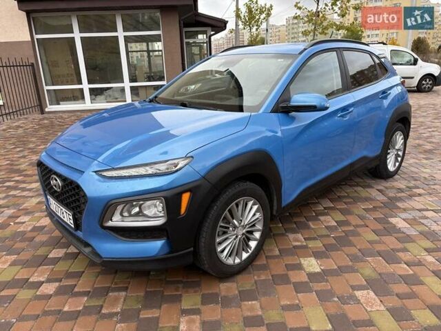 Синий Хендай Kona, объемом двигателя 2 л и пробегом 67 тыс. км за 14400 $, фото 7 на Automoto.ua
