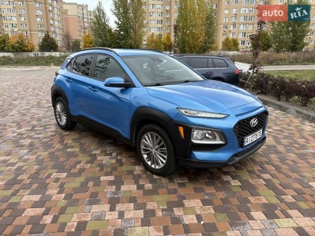 Синий Хендай Kona, объемом двигателя 2 л и пробегом 67 тыс. км за 14400 $, фото 10 на Automoto.ua